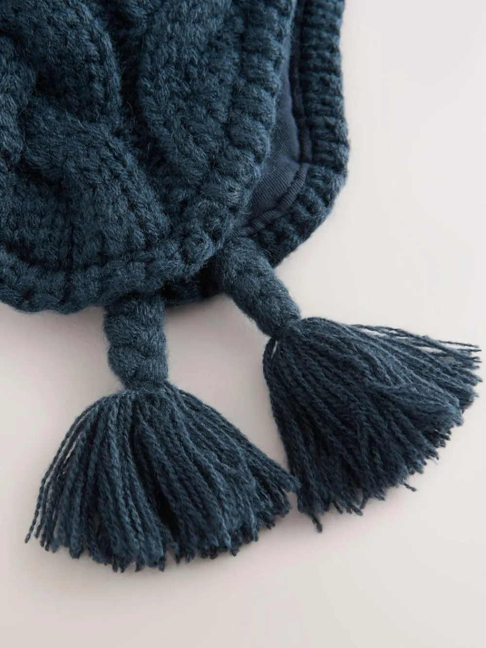 Next Cable Knit Inca Pom Hat (3mths-10yrs)^BOY Hats & Scratch Mitts|Hats