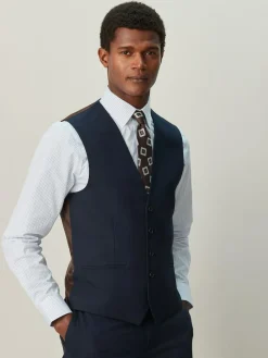 Next Check Suit Waistcoat^ Vests