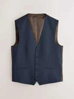 Next Check Suit Waistcoat^ Vests