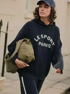 Next Compact Cosy Graphic Long Sleeve Hoodie^Women Nightwear|Hoodies & Sweatshirts