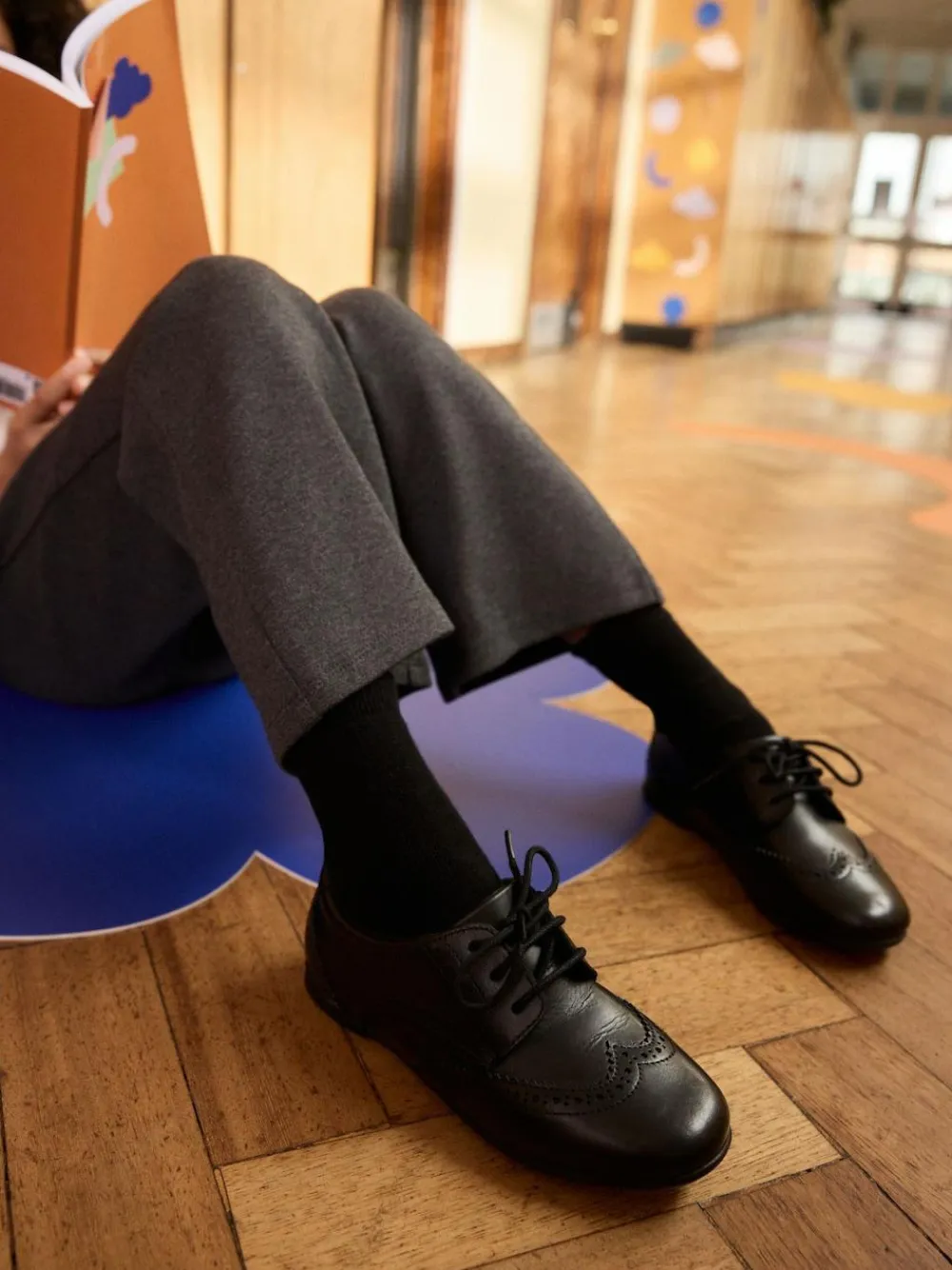 Next Navy Blue Cotton Rich School V-Neck Cardigan (3-16yrs)^ Knitwear & Sweaters|Knitwear