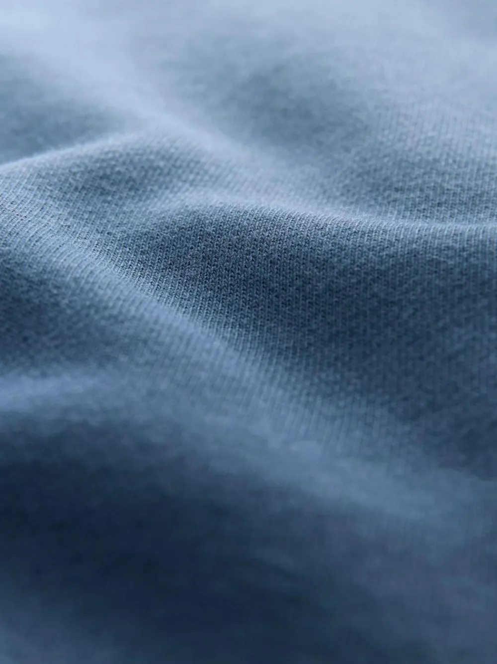 Next Dip Dye Cotton Rich Jersey Hoodie Navy Blue