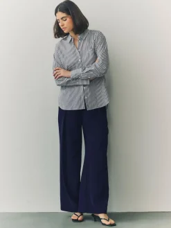 Next Elastic Back Wide Leg Trousers^Women Pants