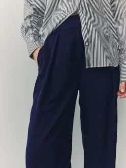 Next Elastic Back Wide Leg Trousers^Women Pants