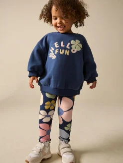 Next Sweatshirt and Leggings Set (3mths-7yrs)^ Baby Girls|Sets & Co-Ords