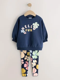Next Sweatshirt and Leggings Set (3mths-7yrs)^ Baby Girls|Sets & Co-Ords