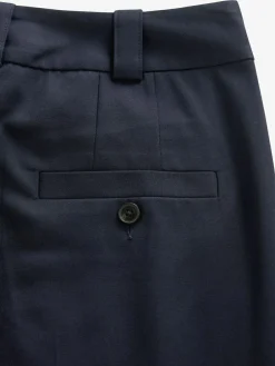 Next Navy Blue Heavy Duty Tailored Slim Fit Trousers^Women Suits & Tailoring|Pants