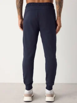 Next Interlock Soft Touch Cuffed Joggers Navy Blue