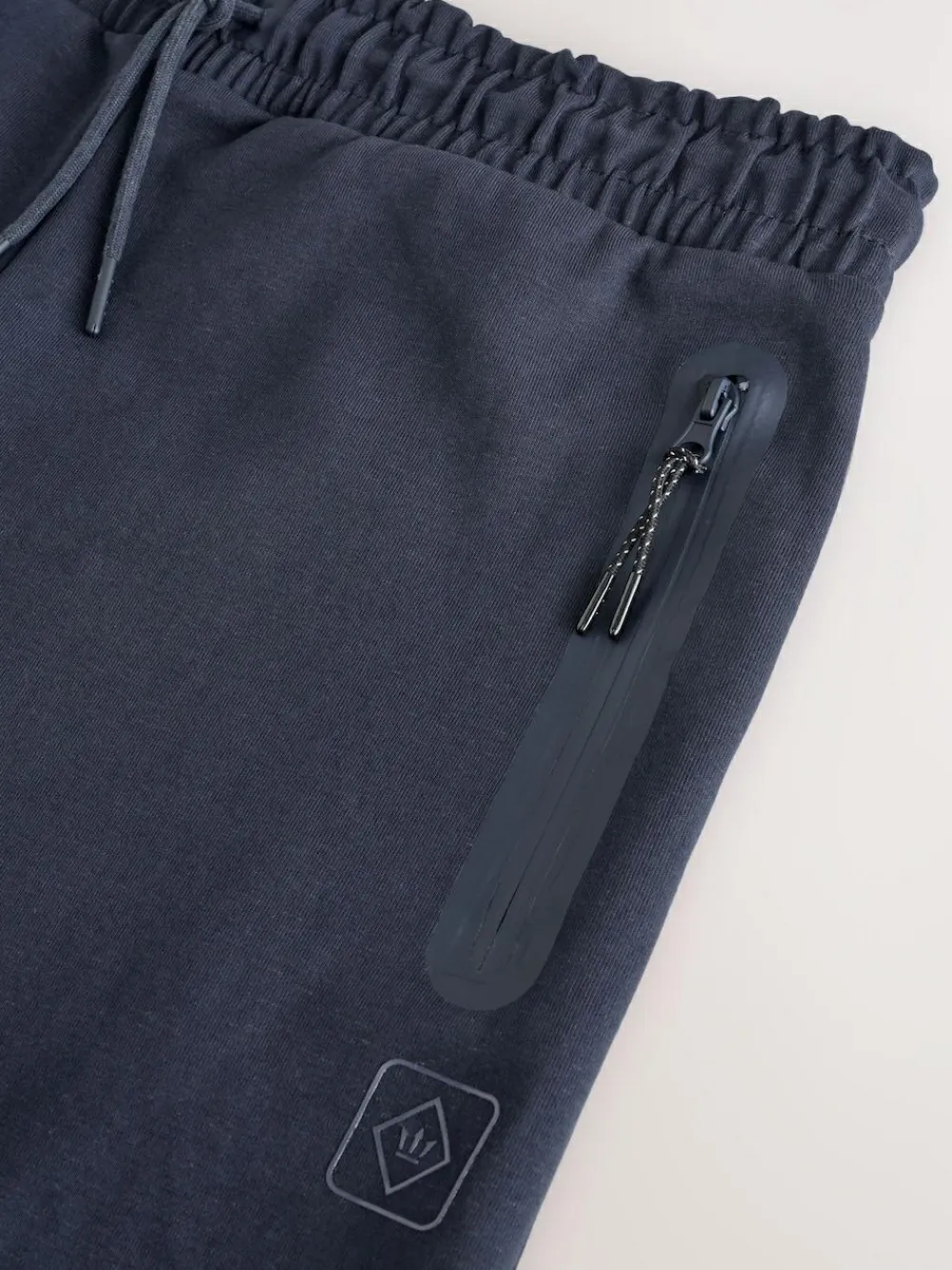 Next Interlock Soft Touch Cuffed Joggers Navy Blue