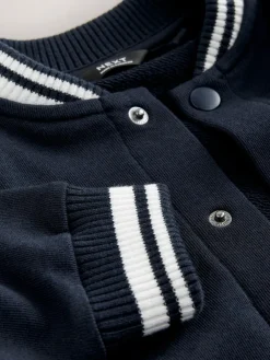 Hot Next Navy Blue Jersey Letterman Jacket and Trousers Set (3mths-7yrs)