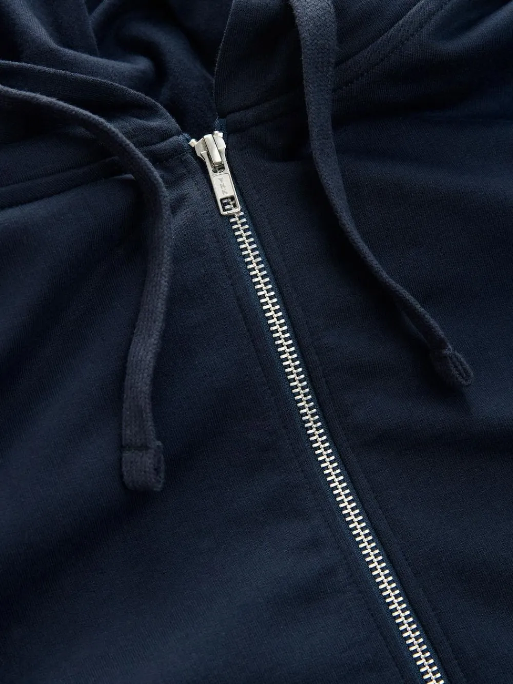 Hot Next Navy Blue Lightweight Zip Up Hoodie