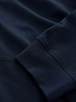 Hot Next Navy Blue Lightweight Zip Up Hoodie