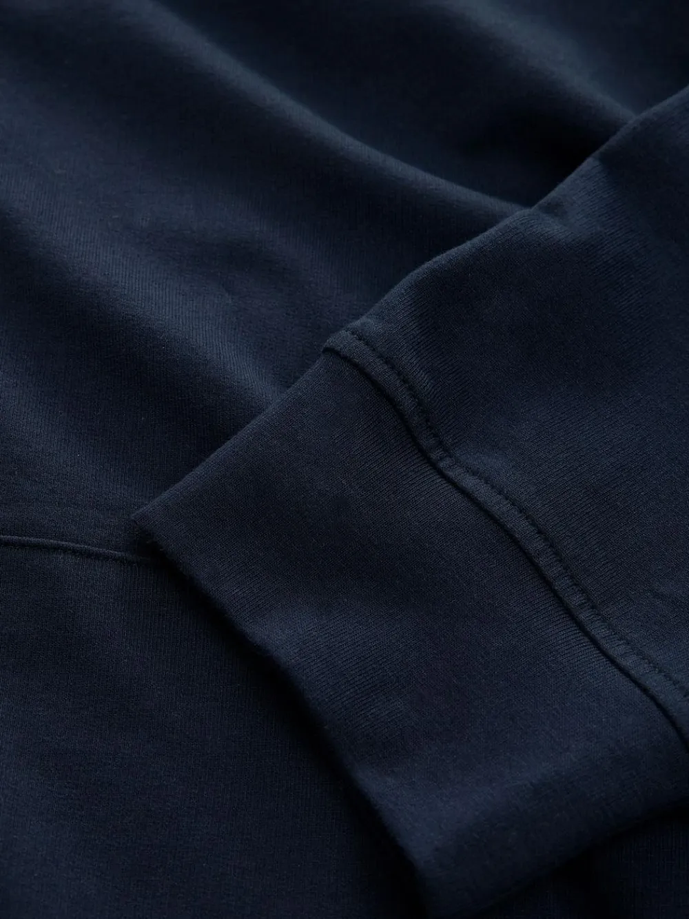 Hot Next Navy Blue Lightweight Zip Up Hoodie