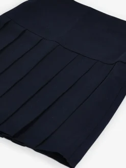 Outlet Next Navy Blue Longer Length Regular Waist 2 Pack Pleated School Skirts (3-16yrs)