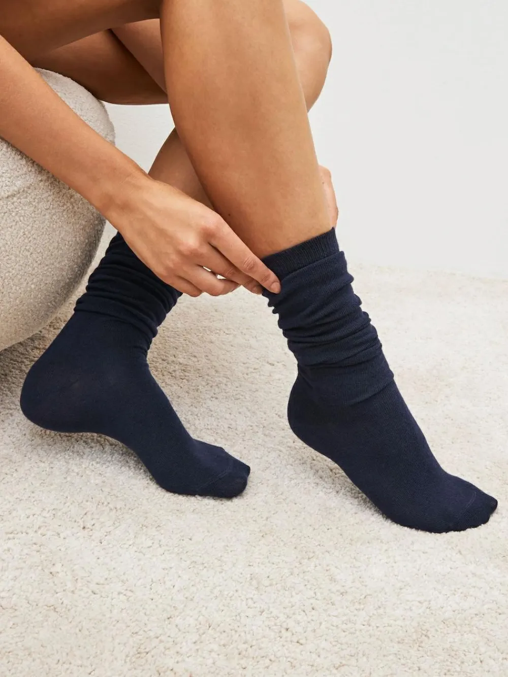Sale Next Modal Blend Knee High Socks 2 Pack Navy Blue