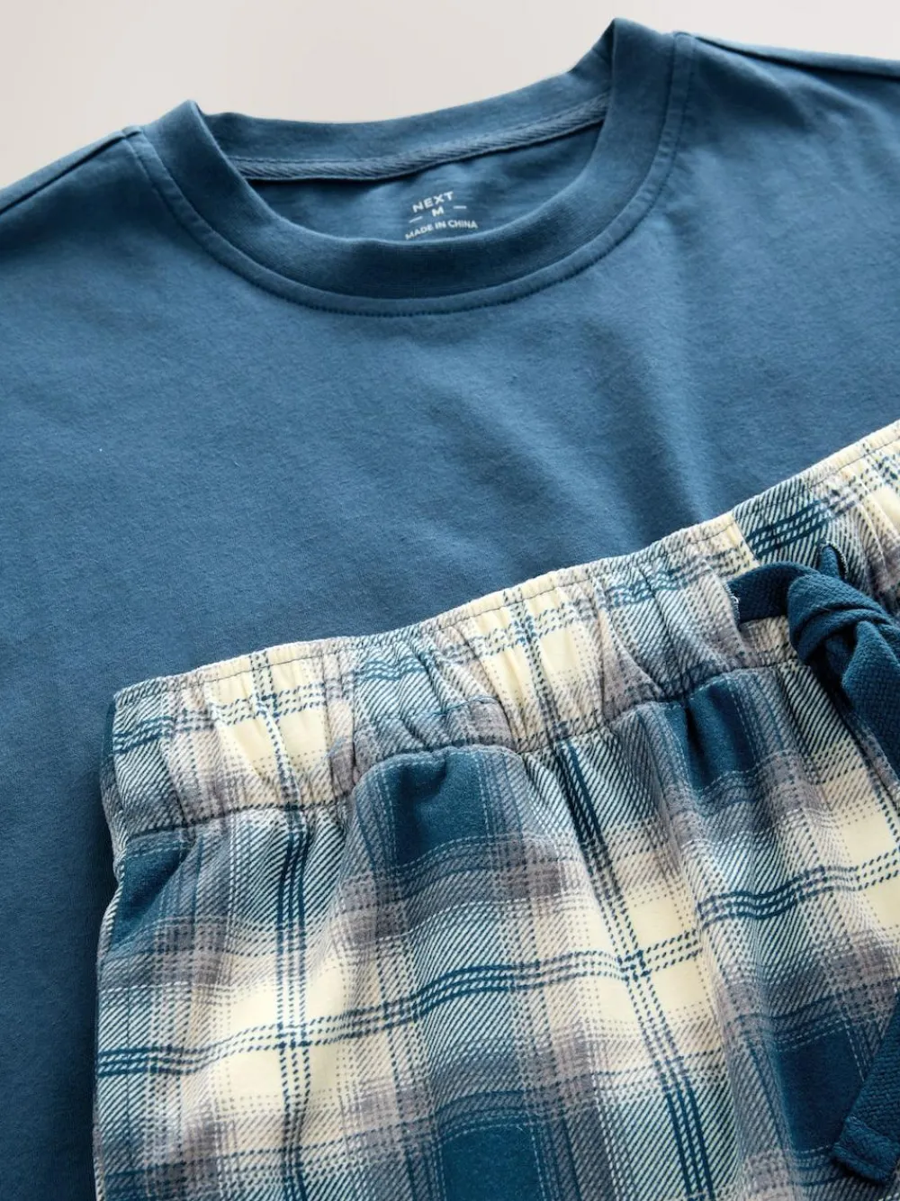 Hot Next Motionflex Cosy Shorts Pyjamas Set Navy Blue