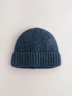 Clearance Next Neppy Twist Beanie Hat Navy Blue
