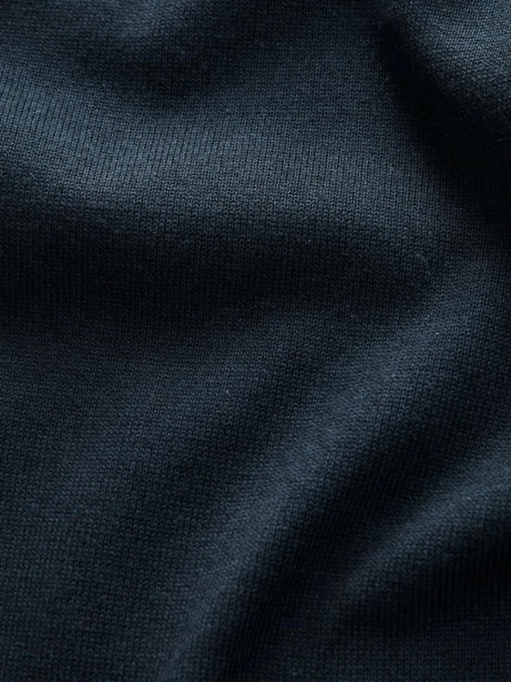 Sale Next Plain Regular Fit Cotton Rich Crew Neck Jumper Navy Blue