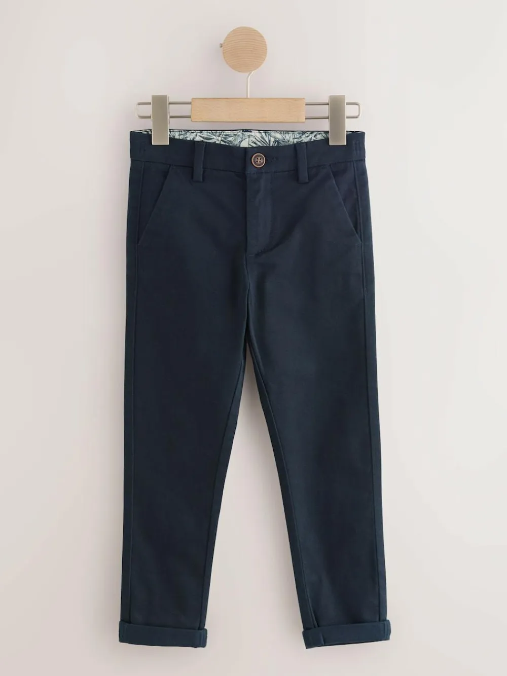 Next Navy Blue Premium Chino Trousers (3-16yrs)^BOY Pants & Chinos