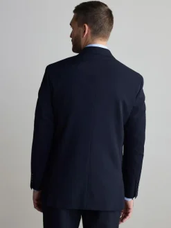 Clearance Next Regular Fit Signature Nova Fides 100% Italian Wool Suit Jacket Navy Blue