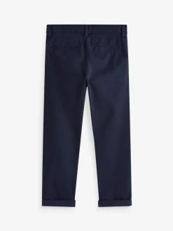 Best Next Navy Blue Regular Fit Stretch Chino Trousers (3-17yrs)