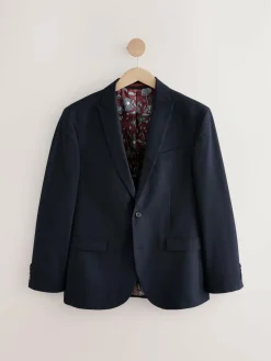 Clearance Next Regular Fit Two Button Suit Jacket Navy Blue