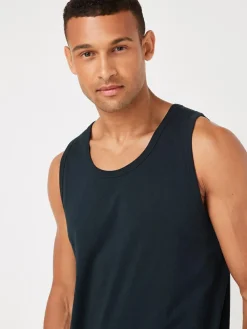 Next Regular Fit Vest Navy Blue