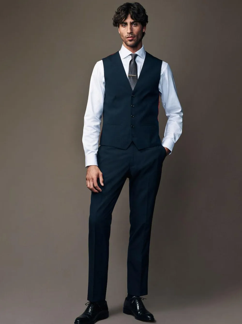 Hot Next Regular Fit Waistcoat Navy Blue
