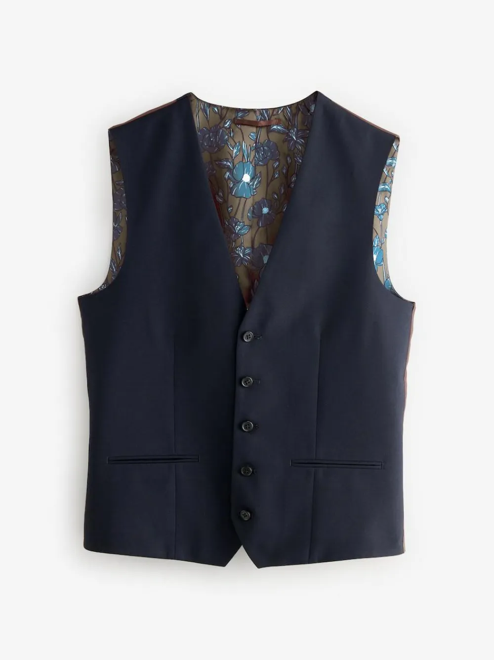 Hot Next Regular Fit Waistcoat Navy Blue