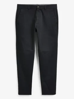 Outlet Next Navy Blue Regular Tapered Fit Stretch Chinos Trousers