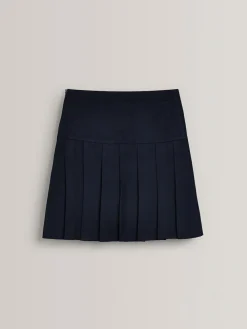 Next Navy Blue Regular Waist 2 Pack Pleated School Skirts (3-16yrs)^ Shorts & Skirts
