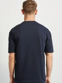Discount Next Navy Blue Relaxed Fit Heavyweight T-Shirt
