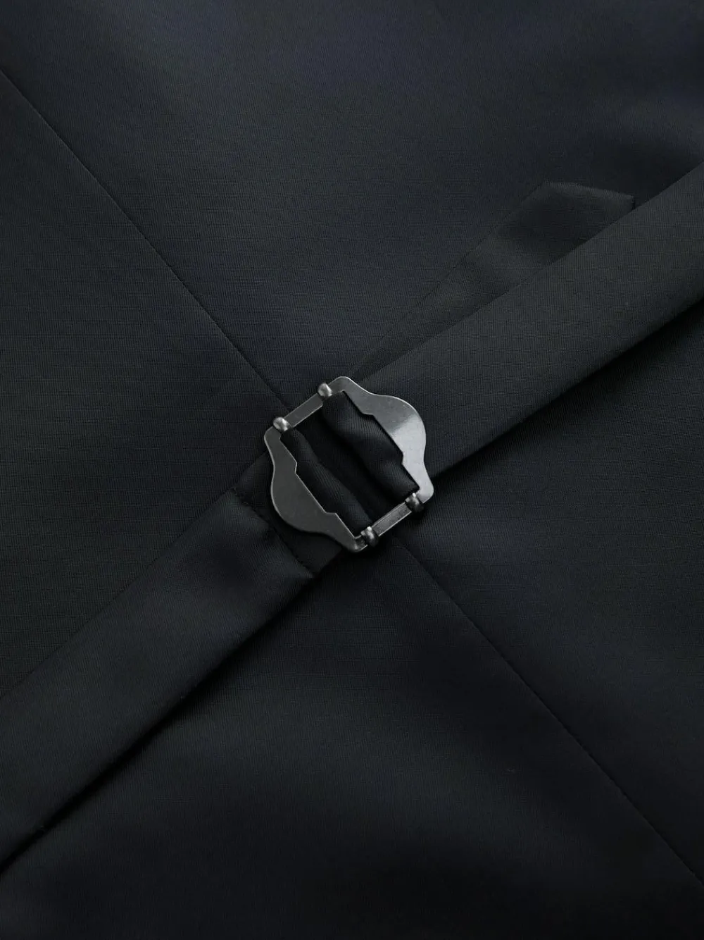 Online Next Navy Blue Signature Nova Fides Wool Waistcoat