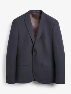 Best Next Skinny Fit Two Button Suit Jacket Navy Blue