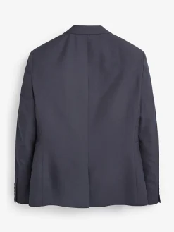 Best Next Skinny Fit Two Button Suit Jacket Navy Blue