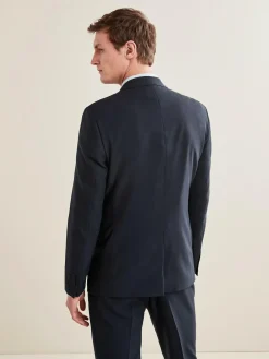 Sale Next Slim Fit Essential Suit Jacket Navy Blue