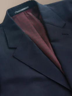 Outlet Next Slim Fit Signature Nova Fides 100% Italian Wool Suit Jacket Navy Blue