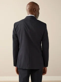 Outlet Next Slim Fit Signature Nova Fides 100% Italian Wool Suit Jacket Navy Blue
