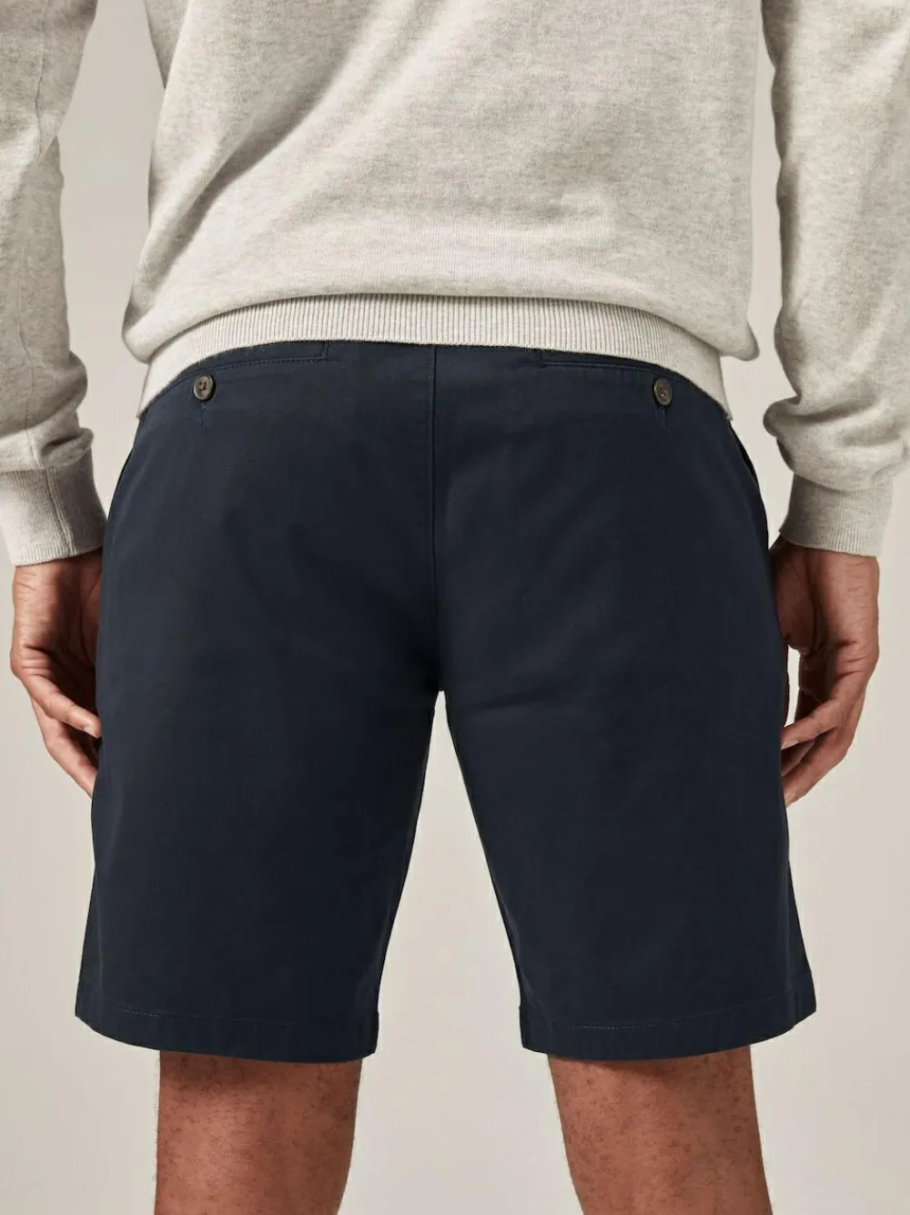 Best Next Navy Blue Slim Fit Stretch Chinos Shorts