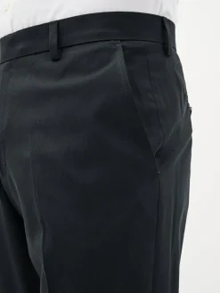 New Next Navy Blue Slim Fit Stretch Smart Trousers