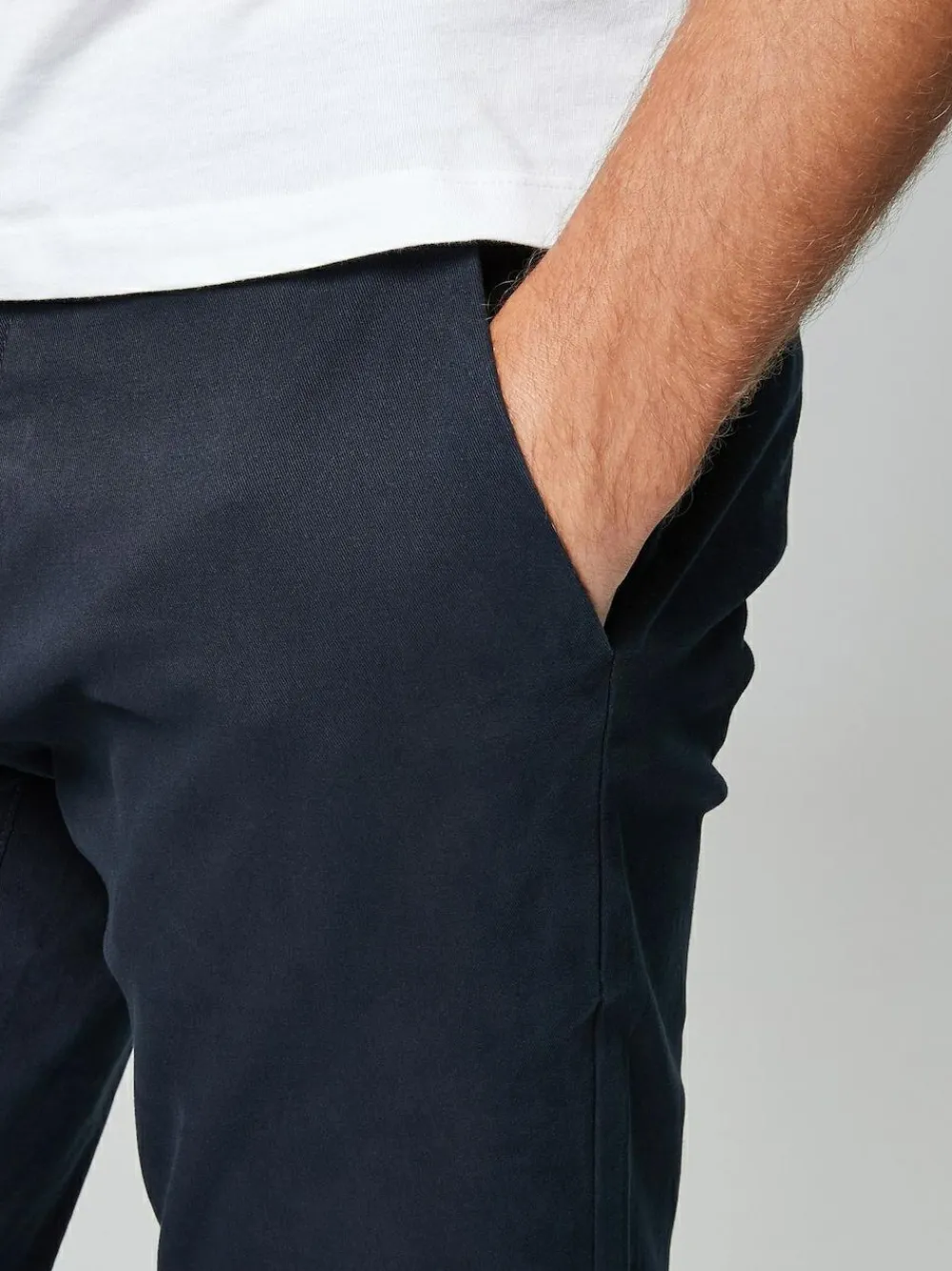 Next Navy Blue Slim Fit Stretch Chinos Trousers^ Nightwear|Pants & Chinos