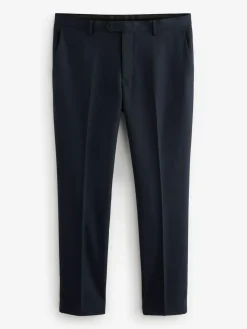 Next Navy Blue Slim Fit Textured Suit Trousers^ Occasionwear|Pants & Chinos