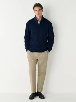 Next Soft Touch Quarter Zip Neck Fleece^ Loungewear
