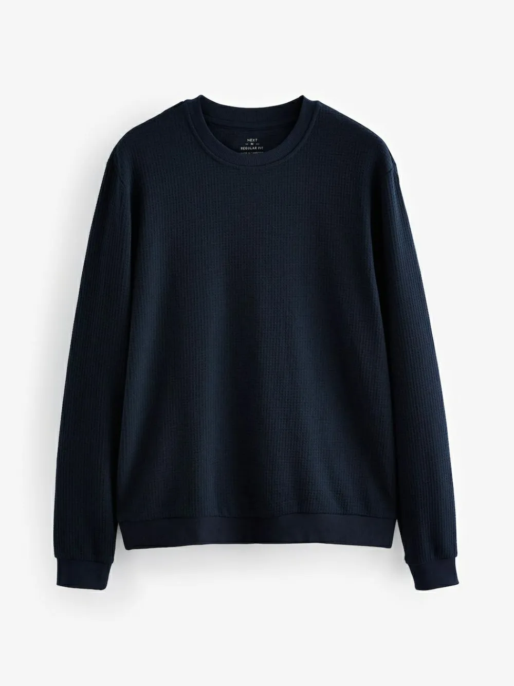 Outlet Next Soft Waffle Long Sleeve Pyjamas Set Navy Blue