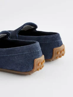 Next Standard Fit (F) Suede Slip-Ons Loafer Shoes^BOY Occasionwear|Shoes