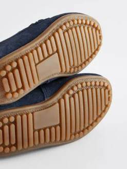 Next Standard Fit (F) Suede Slip-Ons Loafer Shoes^BOY Occasionwear|Shoes