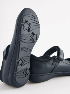 Next Standard Fit (F) School Leather Brogue Detail Mary Jane Shoes^ Shoes
