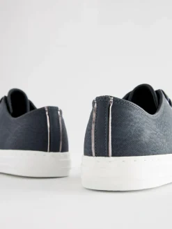 Online Next Standard Fit Patent Baseball Trainers Navy Blue