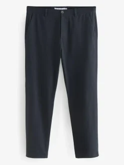 Next Navy Blue Straight Fit Stretch Chinos Trousers^ Nightwear|Pants & Chinos
