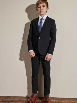 Next Navy Blue Suit Trousers (12mths-16yrs)^BOY Suits & Vest|Tznius Pants